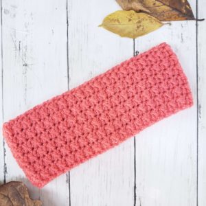 Pink Messy Bun Ear Warmer