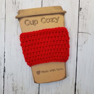 Coffee Cup Cozy - Red
