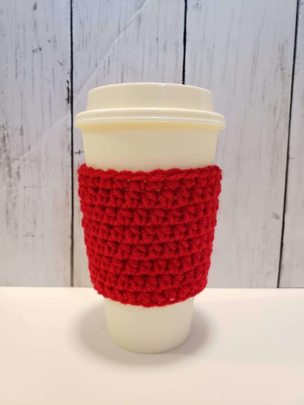 Red Coffee Cup Cozy