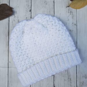 Elizabeth Slouch Hat - White