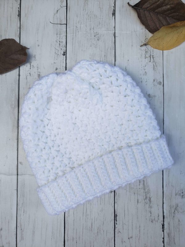 Elizabeth Slouch Hat - White