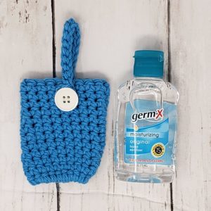 Hand Sanitizer Holder - Blue