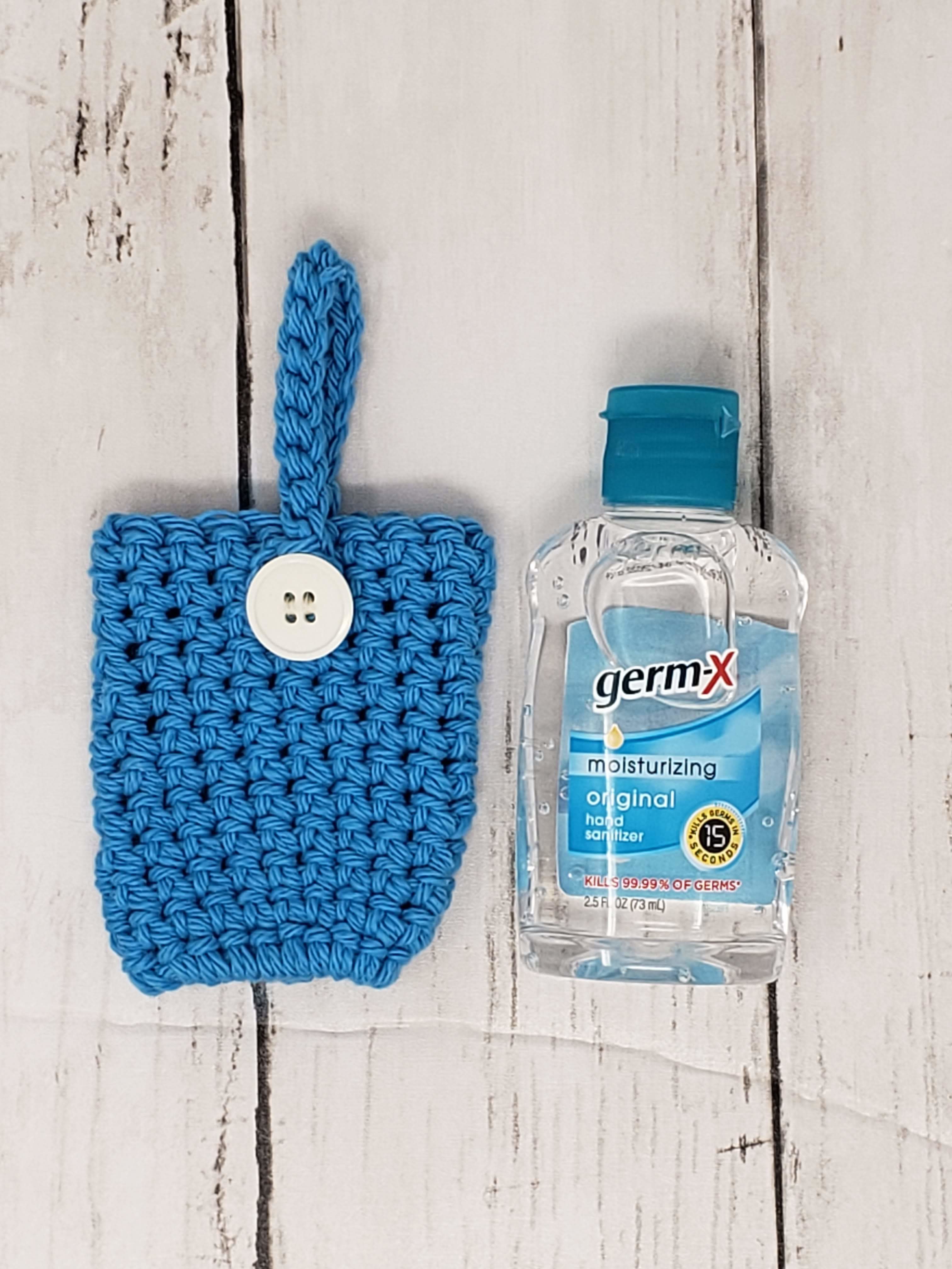 Hand Sanitizer Holder - Blue