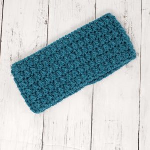 Messy Bun Ear Warmer - Deep Teal