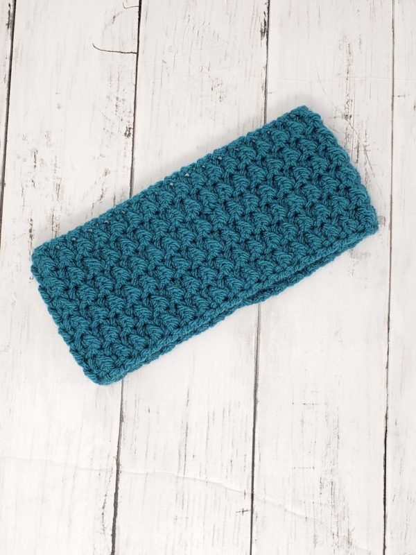 Messy Bun Ear Warmer - Deep Teal