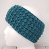 Messy Bun Ear Warmer - Deep Teal