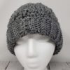 Raised Diagonal Slouch - Grey