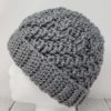 Raised Diagonal Slouch - Grey