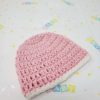 Pink newborn hat