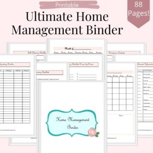 home management binder